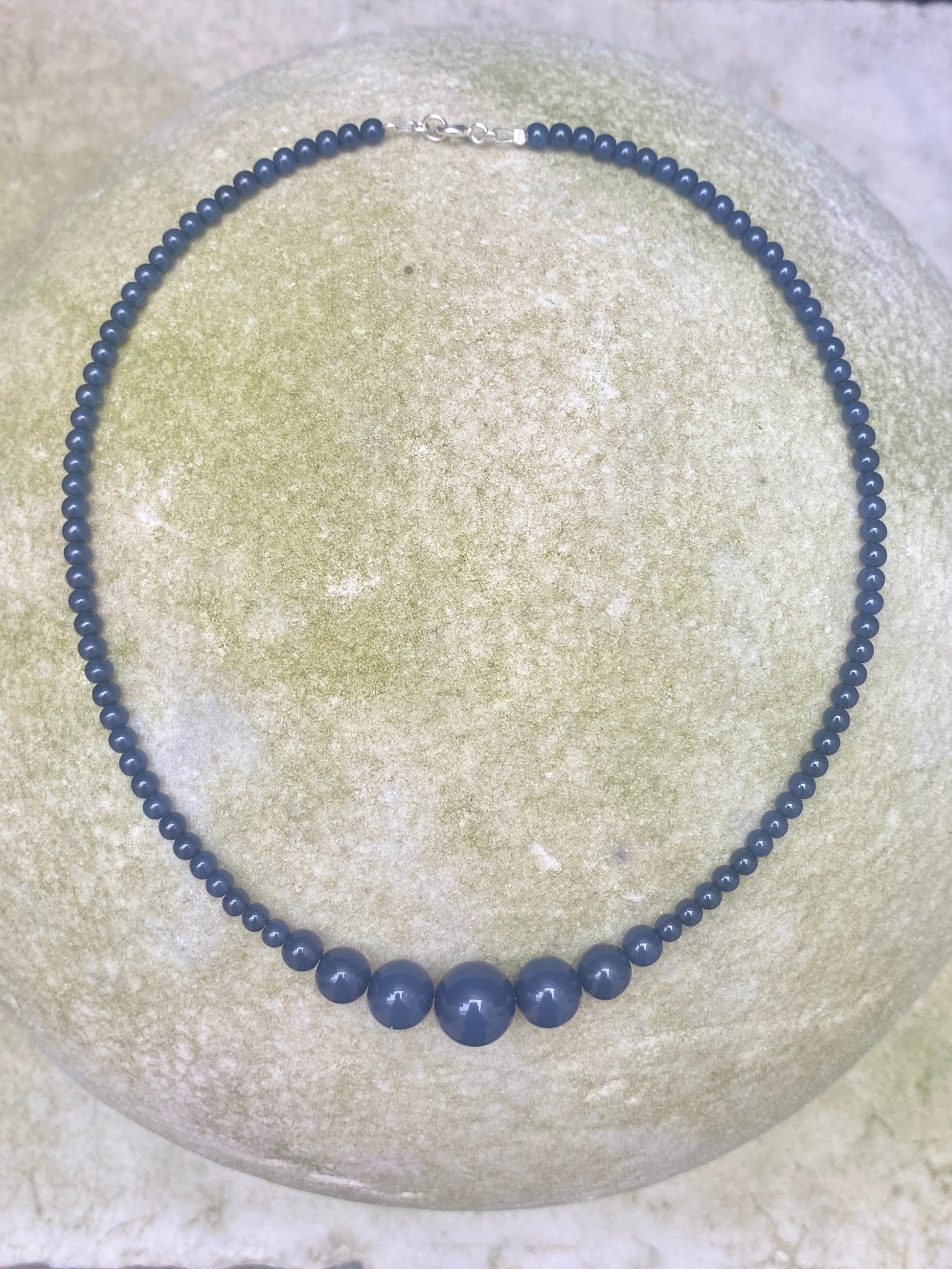 Necklace No3 - Midnight Blue - Limited jewellery by Lemonade - made by hand in Denmark