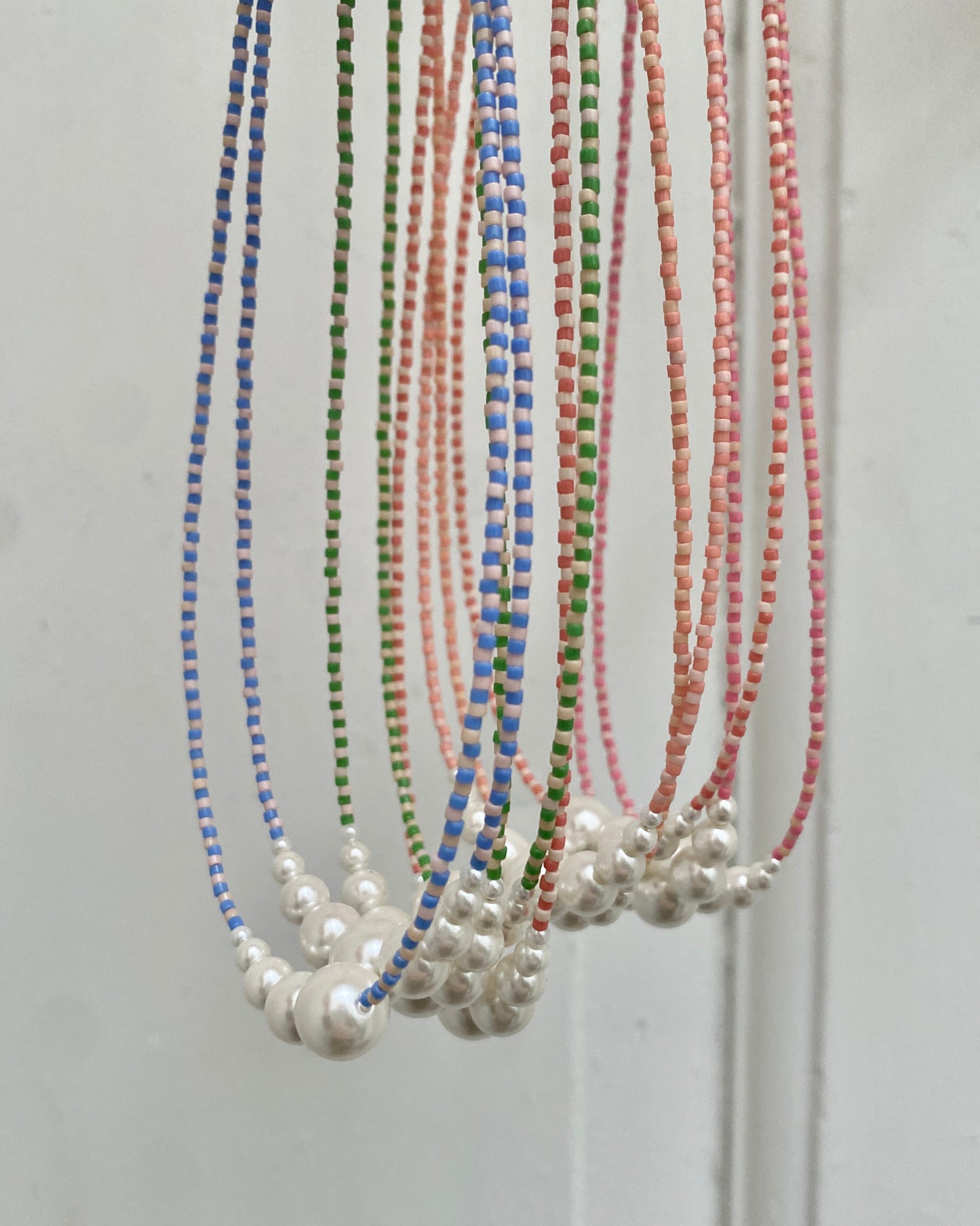 Necklace No7 - Pink & Peach