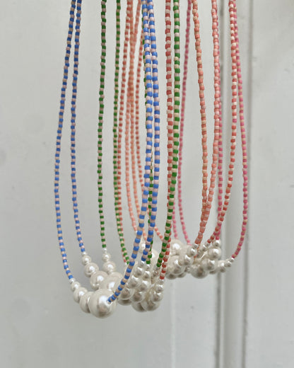 Necklace No7 - Pink & Peach