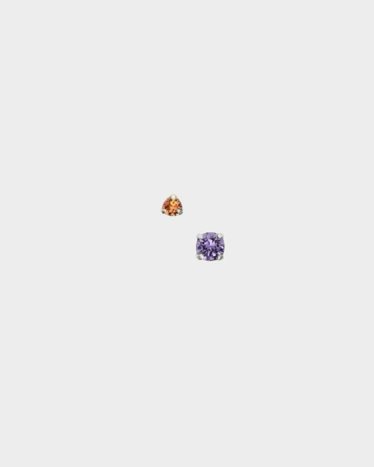 Aura Odd Pair No8 - Tangerine Purple