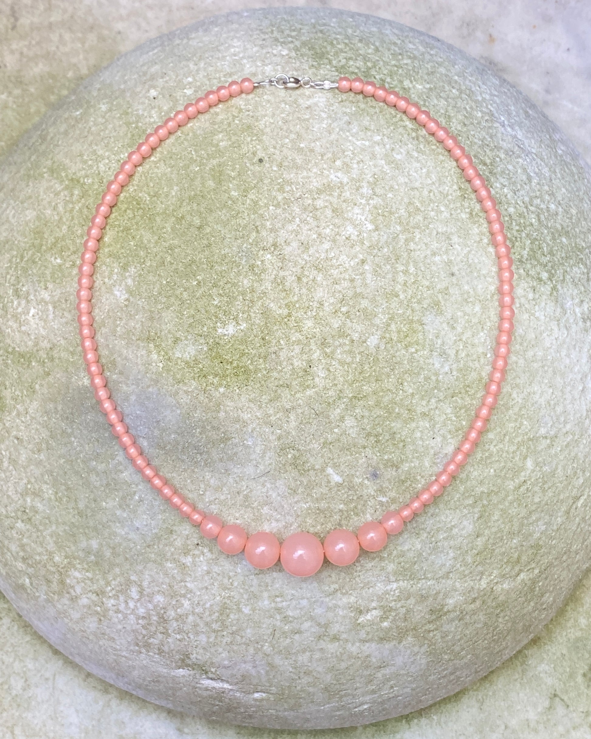 Necklace No3 - Orange Rose - Limited jewellery by Lemonade - made by hand in Denmark