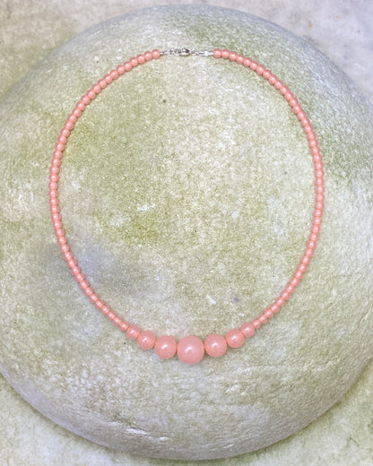Necklace No3 - Orange Rose - Limited jewellery by Lemonade - made by hand in Denmark