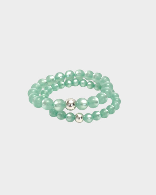Moon Bracelet - Paraiba Green