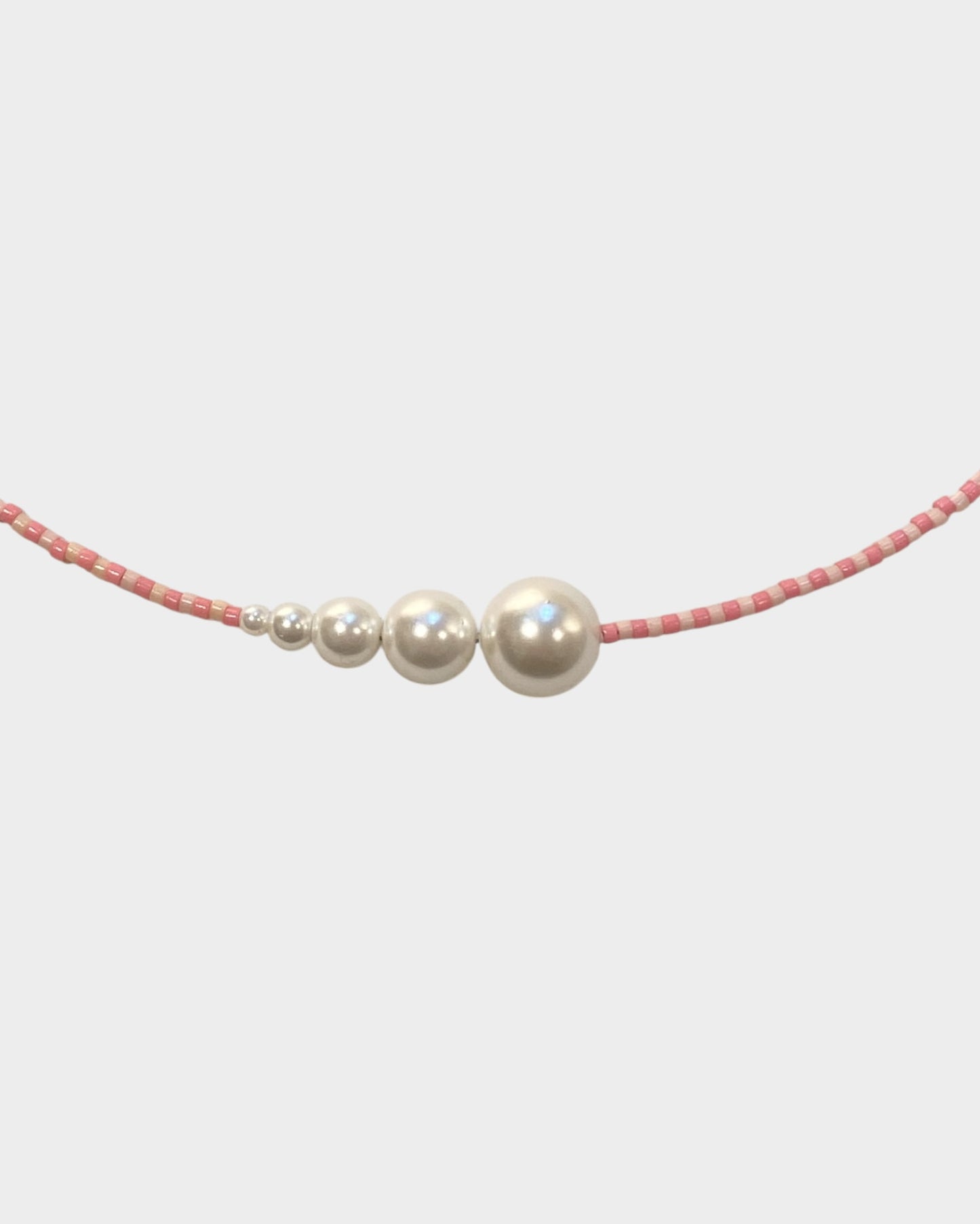 Necklace No7 - Pink & Peach