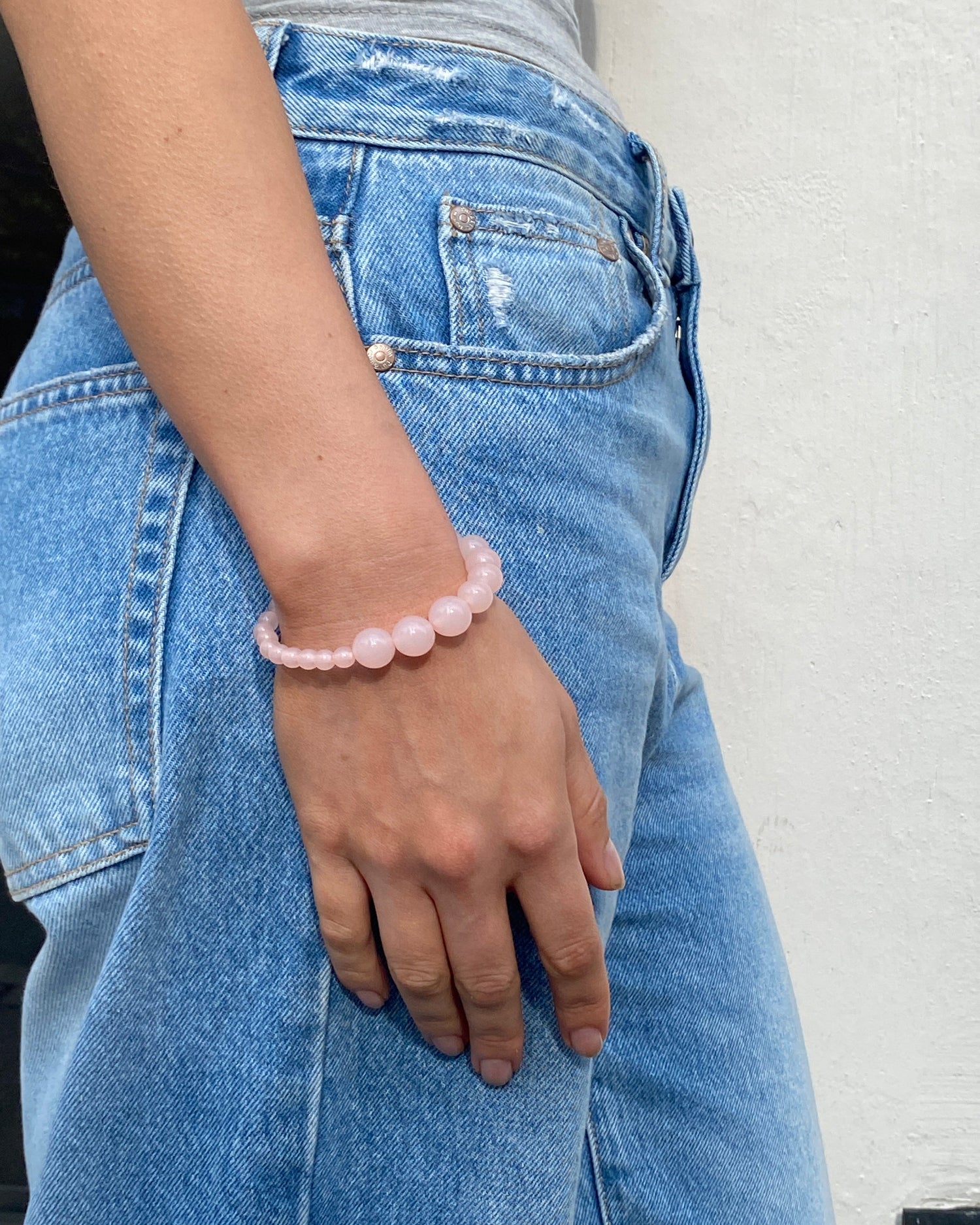 Bracelet No1 - Pink Powder - Limited jewellery by Lemonade - made by hand in Denmark