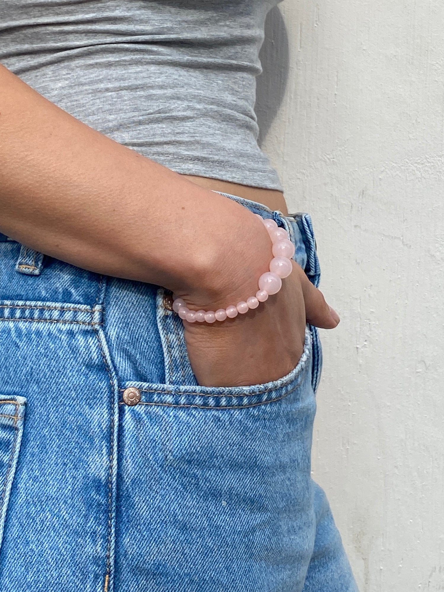 Bracelet No1 - Pink Powder - Limited jewellery by Lemonade - made by hand in Denmark