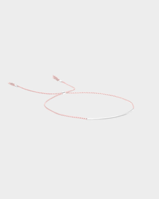 Silk Bracelets - Pink Powder
