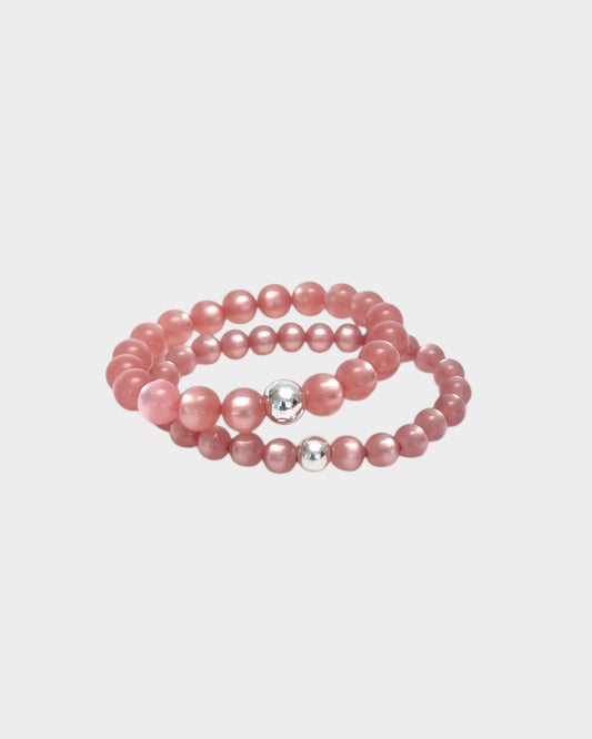 Moon Bracelet - Rhubarb