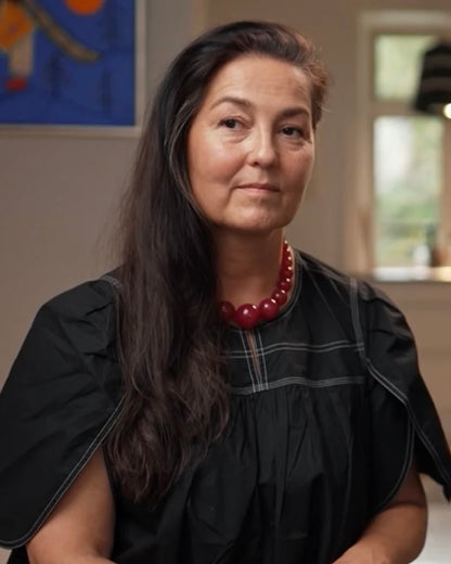 Mega Necklace - Syrah - worn by Pil Bredahl - Danmarks næste klassikerLimited jewellery by Lemonade - made by hand in Denmark