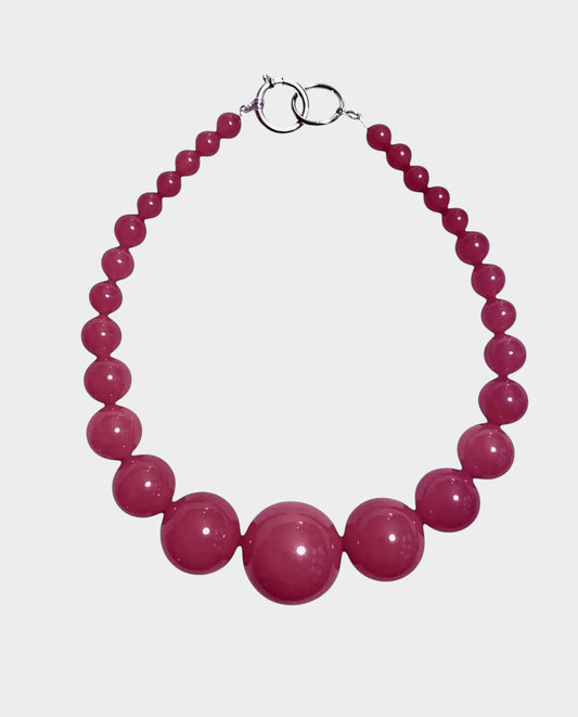 Mega Necklace - Syrah - Limited jewellery by Lemonade - made by hand in Denmark