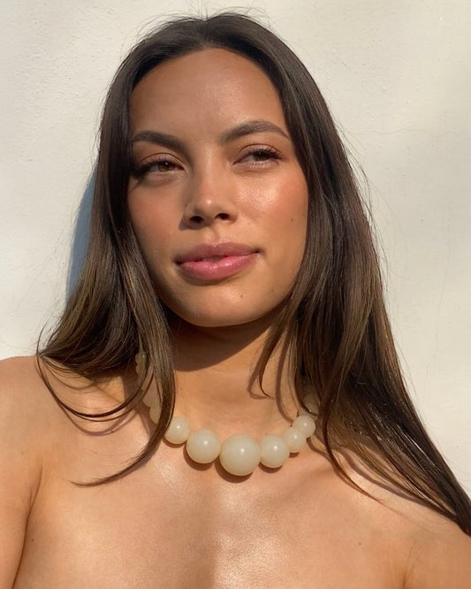 Mega Necklace - Vanilla - Limited jewellery by Lemonade - made by hand in Denmark