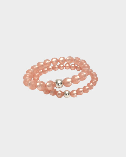 Moon Bracelet - Warm Pink