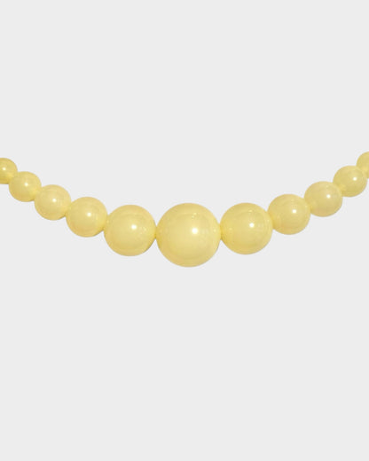 Mega Necklace - Yellow - Limited jewellery by Lemonade - made by hand in Denmark